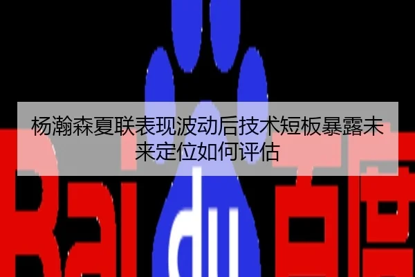 杨瀚森夏联表现波动后技术短板暴露未来定位如何评估